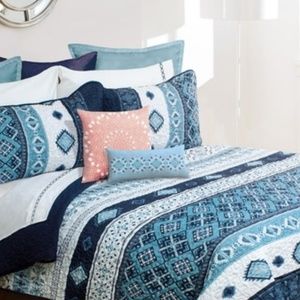 Set of Quilted Moroccan Pillow Covers